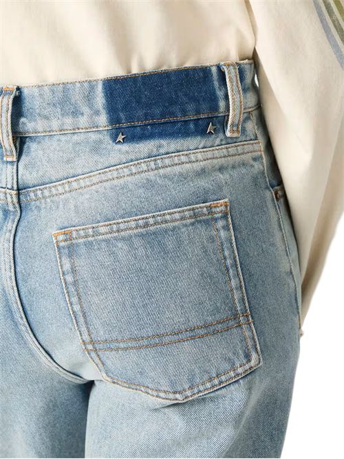 journey jeans straight norma cotton denim vintage medium wash Golden Goose | GWP02353.P002607.50100BLUE